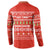 East Timor Christmas Button Sweatshirt with Santa Crocodile Gingerbread Palm Trees and Red Holiday - Wonder Print Shop