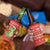 East Timor Christmas 4 in 1 Can Cooler Tumbler with Santa Crocodile Gingerbread Palm Trees and Red Holiday - Wonder Print Shop