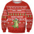 East Timor Christmas Sweatshirt with Santa Crocodile Gingerbread Palm Trees and Red Holiday - Wonder Print Shop