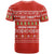 East Timor Christmas T Shirt with Santa Crocodile Gingerbread Palm Trees and Red Holiday - Wonder Print Shop