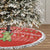 East Timor Christmas Tree Skirt with Santa Crocodile Gingerbread Palm Trees and Red Holiday - Wonder Print Shop