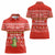 East Timor Christmas Women Polo Shirt with Santa Crocodile Gingerbread Palm Trees and Red Holiday - Wonder Print Shop