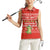 East Timor Christmas Women Sleeveless Polo Shirt with Santa Crocodile Gingerbread Palm Trees and Red Holiday - Wonder Print Shop