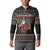 East Timor Christmas Button Sweatshirt with Santa in Traditional Robe Gift Basket Ho Ho Ho Text and Black Festive - Wonder Print Shop