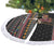 East Timor Christmas Tree Skirt with Santa in Traditional Robe Gift Basket Ho Ho Ho Text and Black Festive - Wonder Print Shop