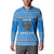 Equatorial Guinea Christmas Button Sweatshirt with Nzalang Noel Eagle Flag Snowflakes and Blue Holiday - Wonder Print Shop