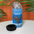 Equatorial Guinea Christmas 4 in 1 Can Cooler Tumbler with Nzalang Noel Eagle Flag Snowflakes and Blue Holiday - Wonder Print Shop