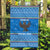 Equatorial Guinea Christmas Garden Flag with Nzalang Noel Eagle Flag Snowflakes and Blue Holiday - Wonder Print Shop