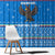 Equatorial Guinea Christmas Window Curtain with Nzalang Noel Eagle Flag Snowflakes and Blue Holiday - Wonder Print Shop