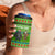 Equatorial Guinea Christmas 4 in 1 Can Cooler Tumbler with Santa Gorilla Gift Basket and Green Holiday Pattern Design - Wonder Print Shop