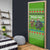 Equatorial Guinea Christmas Door Cover with Santa Gorilla Gift Basket and Green Holiday Pattern Design - Wonder Print Shop