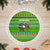 Equatorial Guinea Christmas Tree Skirt with Santa Gorilla Gift Basket and Green Holiday Pattern Design - Wonder Print Shop