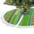 Equatorial Guinea Christmas Tree Skirt with Santa Gorilla Gift Basket and Green Holiday Pattern Design - Wonder Print Shop