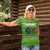 Equatorial Guinea Christmas Women Polo Shirt with Santa Gorilla Gift Basket and Green Holiday Pattern Design - Wonder Print Shop