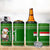 Tajikistan Christmas 4 in 1 Can Cooler Tumbler with Santa Hat Eagle Green Snowflake Pattern and Holiday Design - Wonder Print Shop