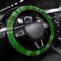 Tajikistan Christmas Steering Wheel Cover with Santa Hat Eagle Green Snowflake Pattern and Holiday Design - Wonder Print Shop