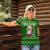 Tajikistan Christmas Women Polo Shirt with Santa Hat Eagle Green Snowflake Pattern and Holiday Design - Wonder Print Shop