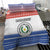 Paraguay Christmas Bedding Set with Red-White-Blue Design, National Seal, and Santa Motif - Wonder Print Shop