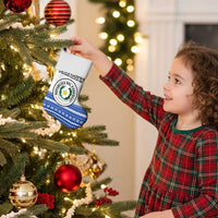 Paraguay Christmas Stocking with Red-White-Blue Design, National Seal, and Santa Motif - Wonder Print Shop