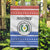 Paraguay Christmas Garden Flag with Red-White-Blue Design, National Seal, and Santa Motif - Wonder Print Shop