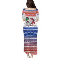 Paraguay Christmas Puletasi with Red-White-Blue Design, National Seal, and Santa Motif - Wonder Print Shop