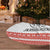 Paraguay Christmas Tree Skirt with Red-White-Blue Design, National Seal, and Santa Motif - Wonder Print Shop