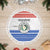 Paraguay Christmas Tree Skirt with Red-White-Blue Design, National Seal, and Santa Motif - Wonder Print Shop
