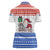 Paraguay Christmas Women Polo Shirt with Red-White-Blue Design, National Seal, and Santa Motif - Wonder Print Shop