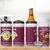 Qatar Christmas 4 in 1 Can Cooler Tumbler with Maroon-White Design, National Emblem, and Camel Motif - Wonder Print Shop