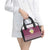 Qatar Christmas Shoulder Handbag with Maroon-White Design, National Emblem, and Camel Motif - Wonder Print Shop