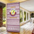 Qatar Christmas Door Cover with Maroon-White Pattern, National Emblem, and Camel Motif - Wonder Print Shop