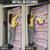 Qatar Christmas Door Cover with Maroon-White Pattern, National Emblem, and Camel Motif - Wonder Print Shop