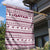Qatar Christmas Garden Flag with Maroon-White Pattern, National Emblem, and Camel Motif - Wonder Print Shop