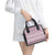 Qatar Christmas Shoulder Handbag with Maroon-White Pattern, National Emblem, and Camel Motif - Wonder Print Shop