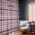 Qatar Christmas Window Curtain with Maroon-White Pattern, National Emblem, and Camel Motif - Wonder Print Shop