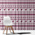 Qatar Christmas Window Curtain with Maroon-White Pattern, National Emblem, and Camel Motif - Wonder Print Shop