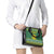 Rwanda Christmas Shoulder Handbag with Green-Yellow Pattern, National Emblem, and Radiant Sun Motif - Wonder Print Shop