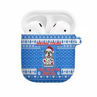 Christmas Stalker Bulldog AirPods Case Xmas Holiday Patterns - Wonder Print Shop