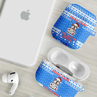 Christmas Stalker Bulldog AirPods Case Xmas Holiday Patterns - Wonder Print Shop