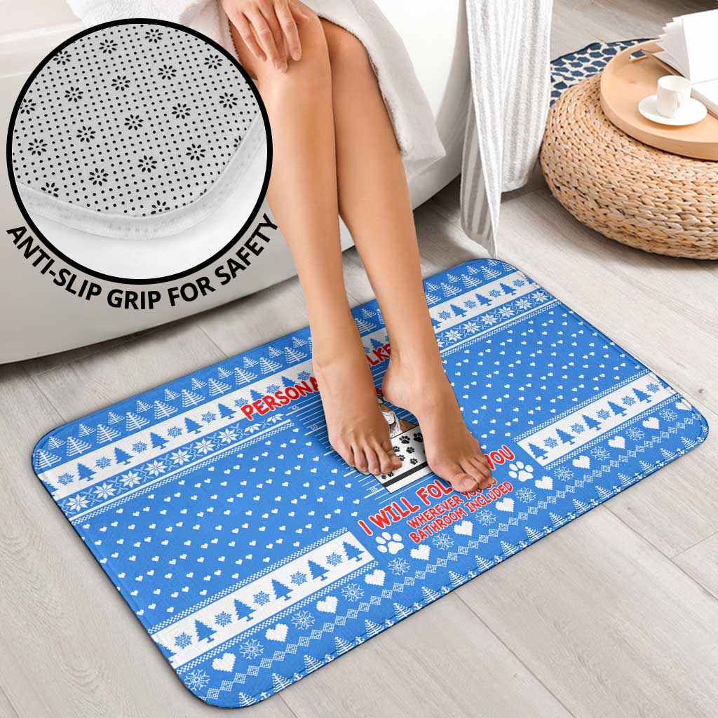 Christmas Stalker Bulldog Bathroom Set Xmas Holiday Patterns - Wonder Print Shop