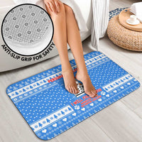 Christmas Stalker Bulldog Bathroom Set Xmas Holiday Patterns - Wonder Print Shop