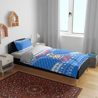 Christmas Stalker Bulldog Bedding Set Xmas Holiday Patterns - Wonder Print Shop