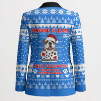 Christmas Stalker Bulldog Blazer Xmas Holiday Patterns - Wonder Print Shop