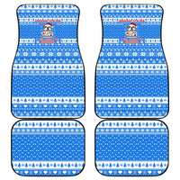 Christmas Stalker Bulldog Car Mats Xmas Holiday Patterns - Wonder Print Shop