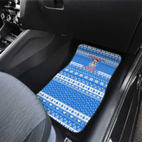 Christmas Stalker Bulldog Car Mats Xmas Holiday Patterns - Wonder Print Shop