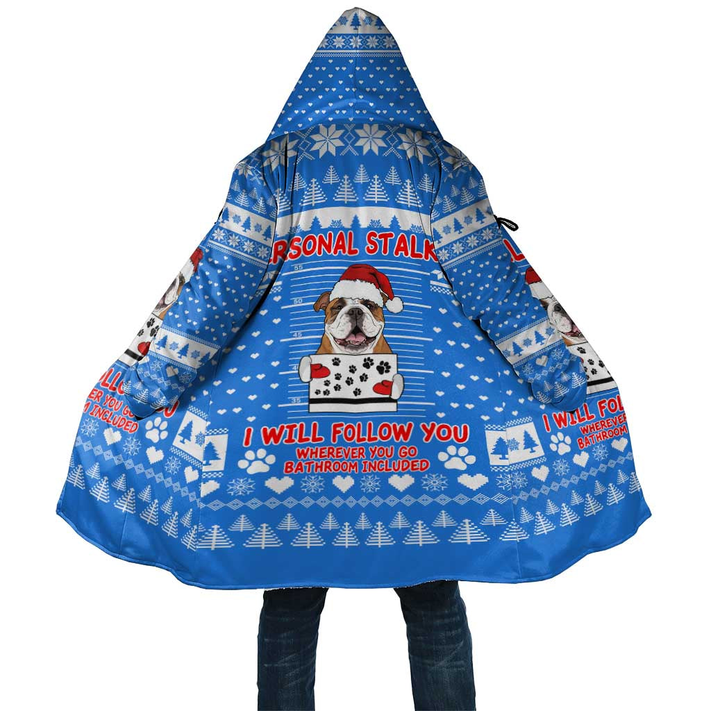 Christmas Stalker Bulldog Cloak Xmas Holiday Patterns - Wonder Print Shop