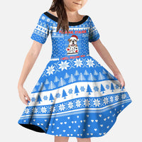 Christmas Stalker Bulldog Family Matching Summer Maxi Dress and Hawaiian Shirt Xmas Holiday Patterns - Wonder Print Shop