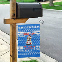 Christmas Stalker Bulldog Garden Flag Xmas Holiday Patterns - Wonder Print Shop