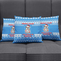 Christmas Stalker Bulldog Pillow Cover Xmas Holiday Patterns - Wonder Print Shop