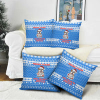 Christmas Stalker Bulldog Pillow Cover Xmas Holiday Patterns - Wonder Print Shop